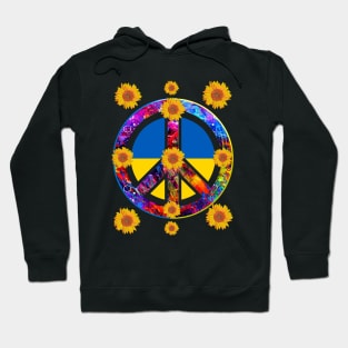 Sunflower Ukrainian Flag I Stand With Ukraine Ukraine Peace Hoodie